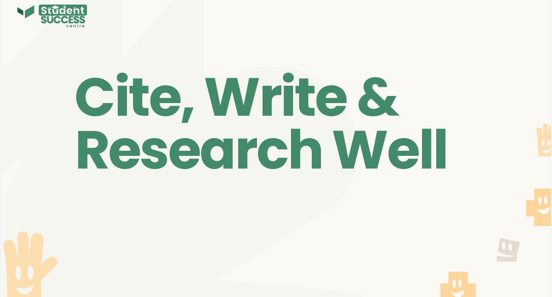 Cite, Write, and Research Well